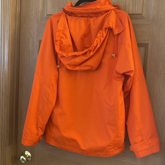 ✨Lauren Ralph Lauren Orange Windbreaker Large✨ - Picture 5 of 5